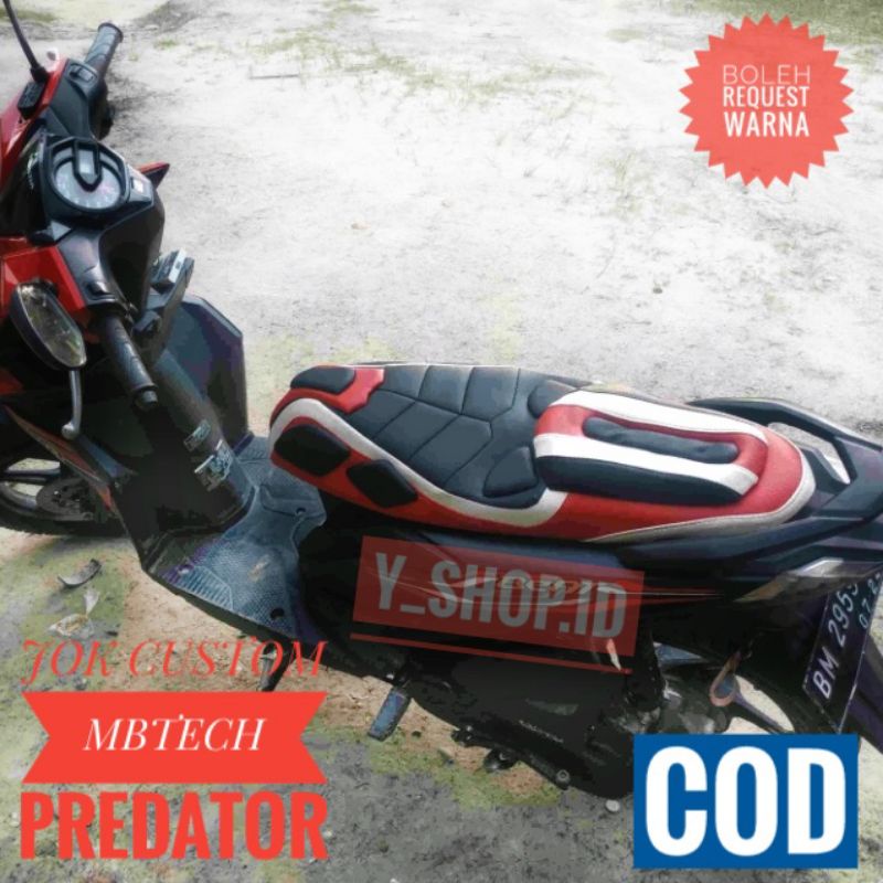 Sarung Cover Jok Modifikasi Honda Beat Karbu Beat New Predator