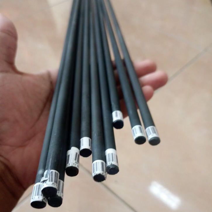 Harga Baru✨ BAHAN Carbon sutet(sudah di bubut) panjang 200/180/150/140/130/120/100 | Ready Stok | Te