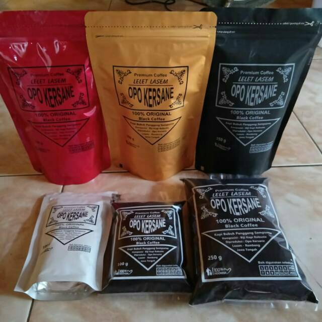 

Kopi Lelet Khas Lasem Original OPO KERSANE