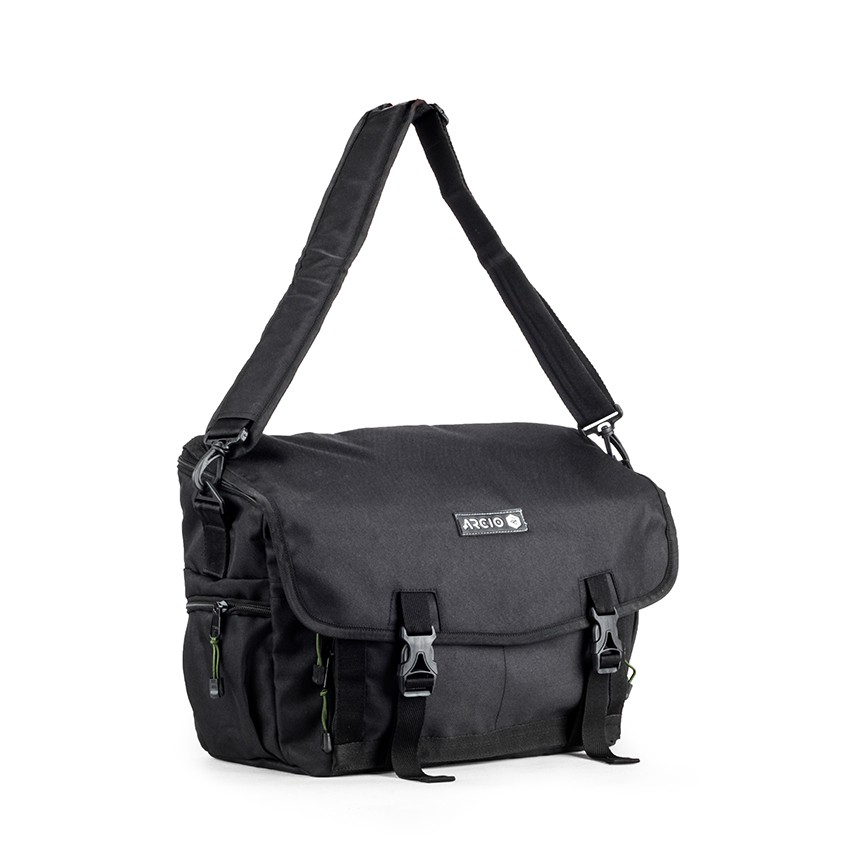 Delta Black | Tas Slempang Messenger Multifungsi Sling Bag Pria Men Wanita Slingbag | FORIND x Arcio