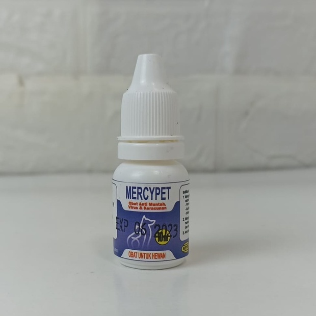 MERCYPET 10ml / Obat Anti Muntah Virus Keracunan Kucing &amp; Anjing Murah