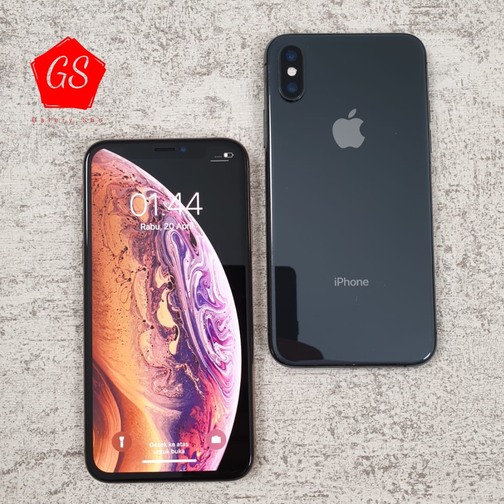 IPHONE XS 512GB 256GB 64GB Second Ori Mulus Fullset-Grey