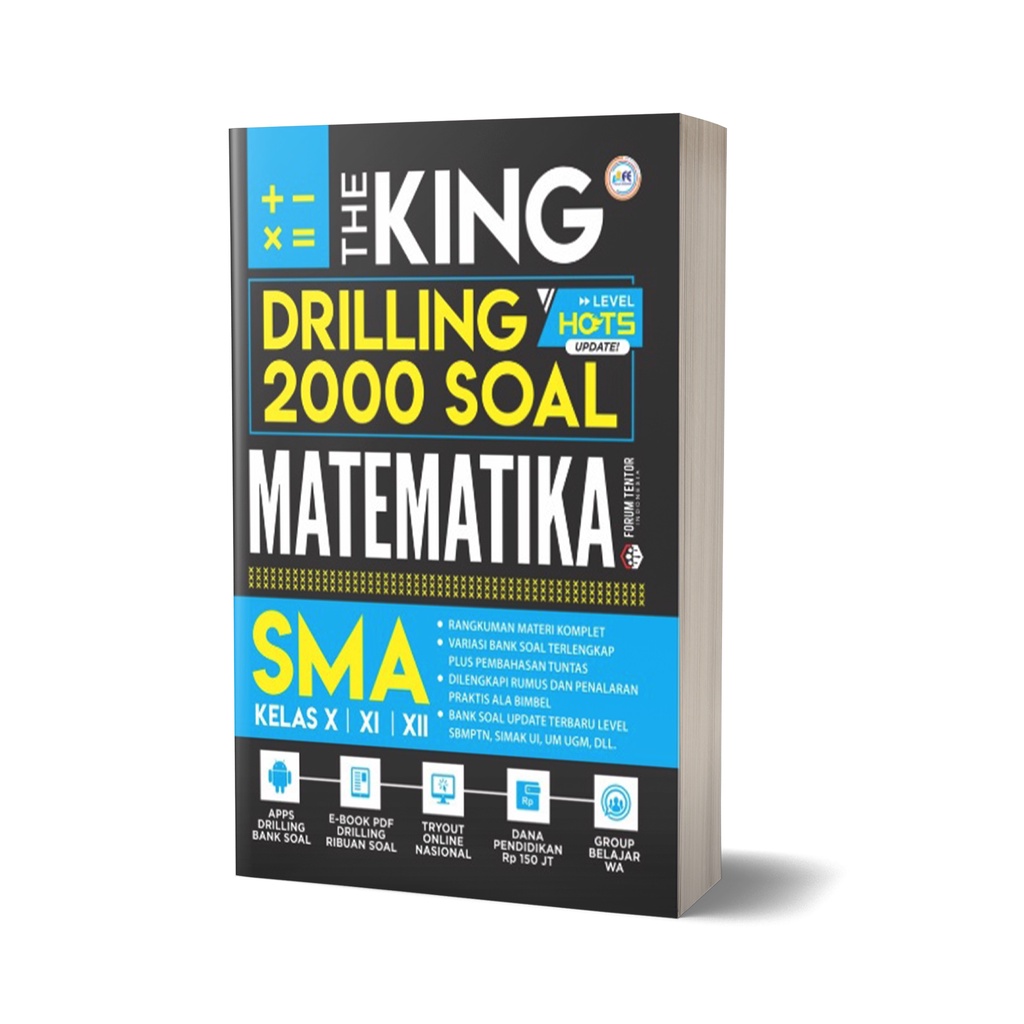 SMA The King Drilling 2000 Soal Kimia Fisika Biologi Matematika Level Hots Update-King MATEMATIKA
