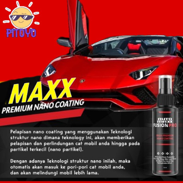 AUTO MAXX Perlindungan Cat Mobil Nano Coating Coating Kaca Mobil