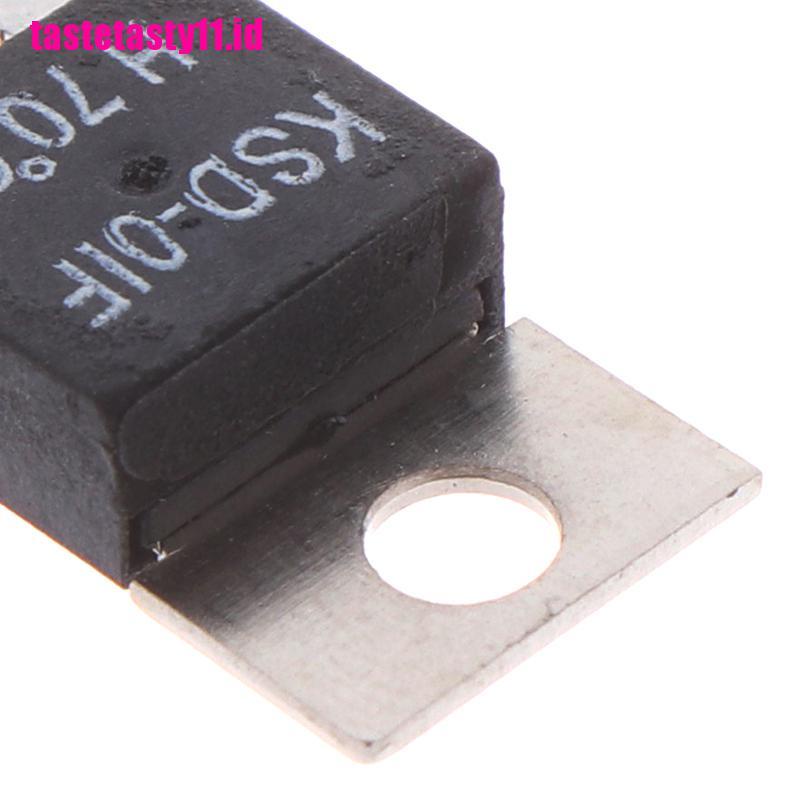 【TTID】2Pcs  Normally Open Thermal Switch Temperature Sensor Thermostat KSD-01F