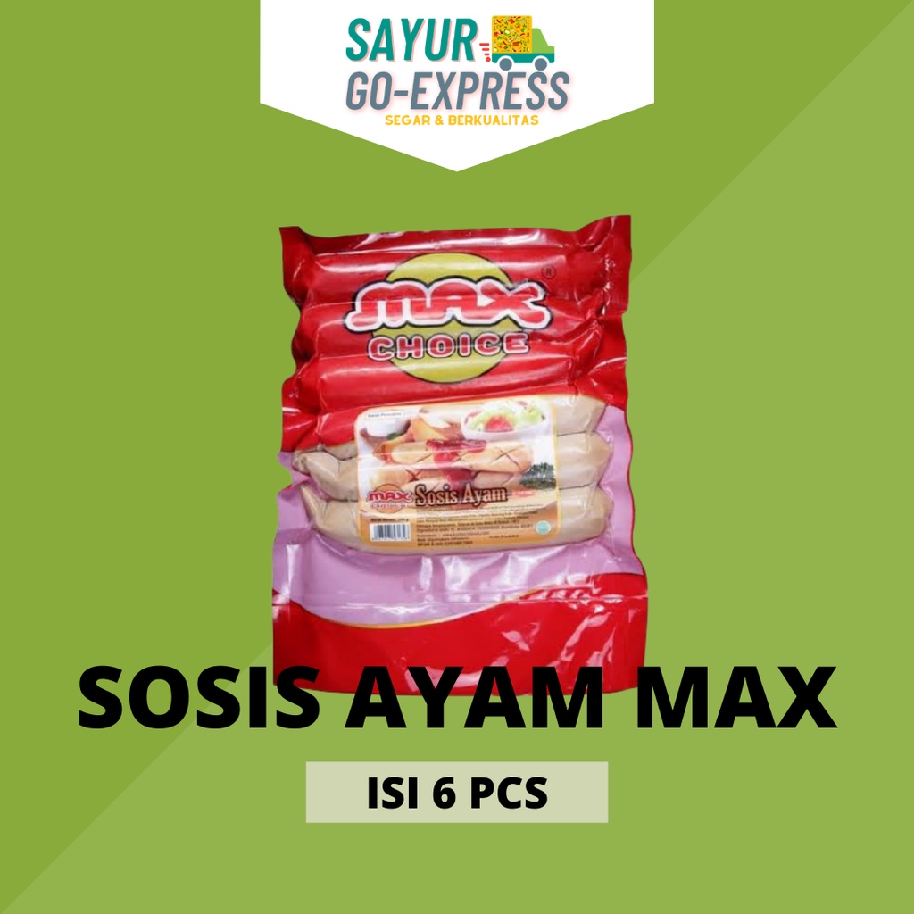 

sosis ayam max choice frozen isi 6