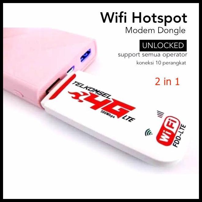 Wifi Hotspot Dengan Modem Usb Bisa Pakai Powerbank Charger Unlocked