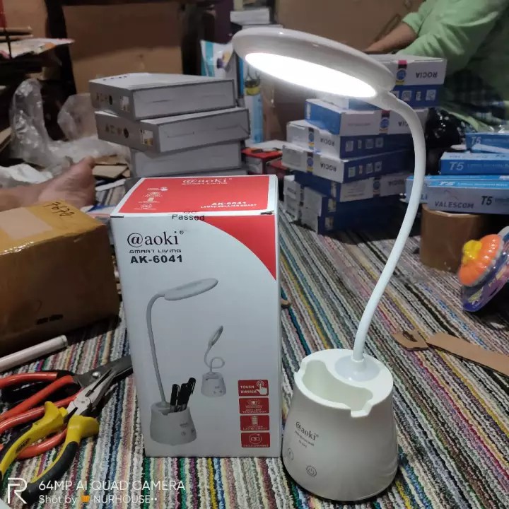 Lampu Belajar Touch Dimmer Smart AK-6041 AOKI/Desk Lamp Sentuh Pintar