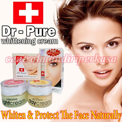 pemutih wajah natural wajah putih berseri dr pure whitening cream pemutih wajah bpom cream muka