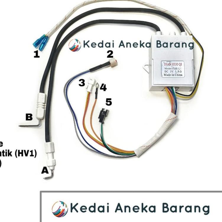 ☋ Module Modul Ignition Igniter Pemantik Gas LPG Water Heater FHS-L1 FHS L1 3V 3VDC 2 Wire Output ◄