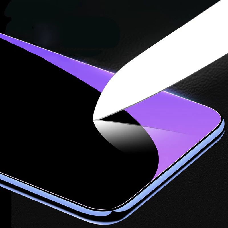 2in1- Tempered Glass Anti Blue Light Xiaomi Poco X3 nfc  TG Anti Gores Blue Ray Radiasi Full Screen