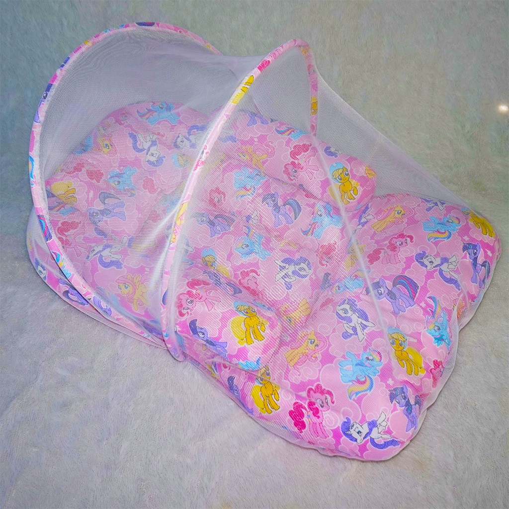 COD Kasur Bayi Kelambu Newborn Baby Lounger Motif Kasur Baby Bantal Guling Bayi Kado Bayi Baru Lahir