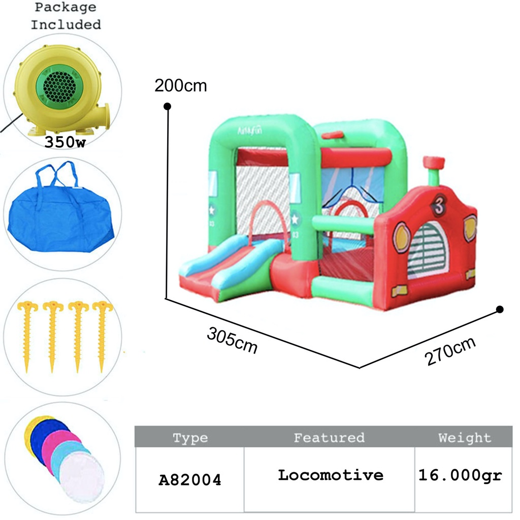 bouncy castle kereta A82004