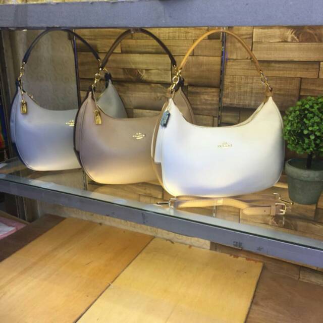 TAS WANITA COACH HOBO 2TONE BAG IMPORT