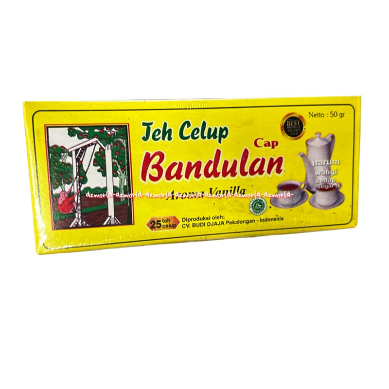 Teh Celup Cap Bandulan Aroma Vanilla 25bag Teh Bandulan Tea Teh Celup Bandulan Rasa Vanila 50 gram