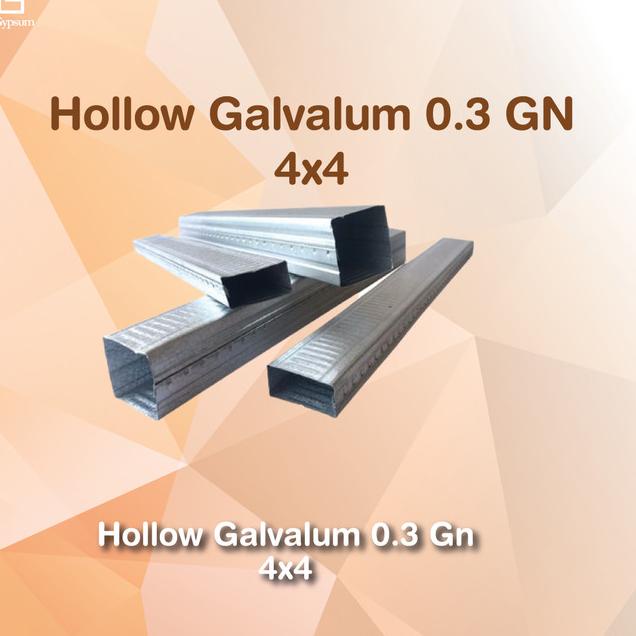 Besi Hollow Galvalum 0.3 GN ukuran 4x4