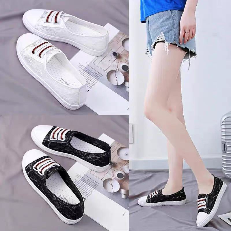 Free Box Sepatu Wanita NS A88 Sepatu Jakarta Flat Shoes Wanita Import