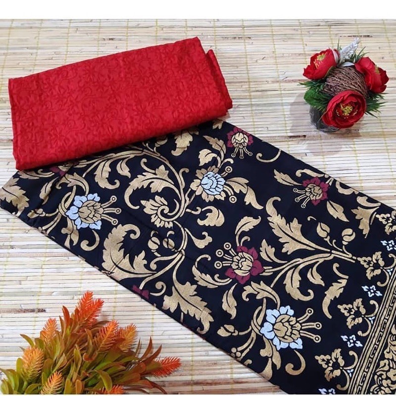 Kain Batik Pekalongan Jarik Prada Kebaya Set Embos Katun ...