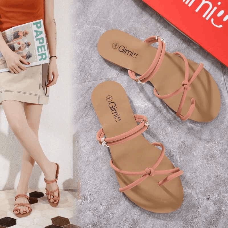 Sandal Wanita Sandal Teplek Gladiator