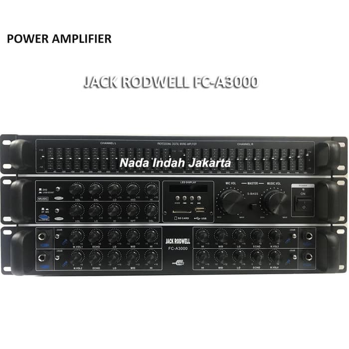 Power Amplifier JACK RODWELL FC A3000 - Ampli FC 3000