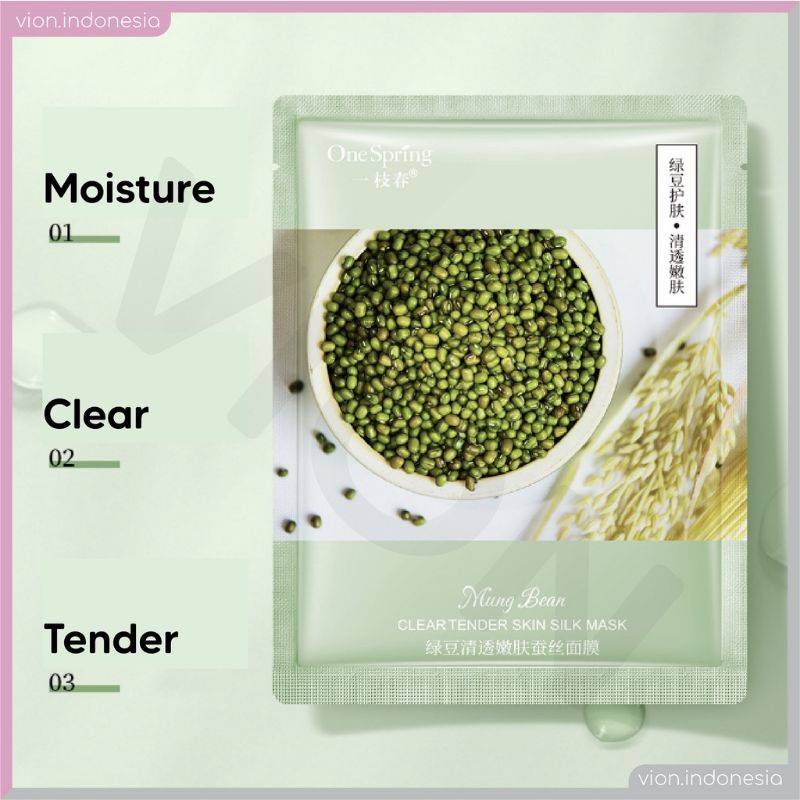 ONE SPRING Seed Oat Facial Mask Masker Wajah Biji Original OS003