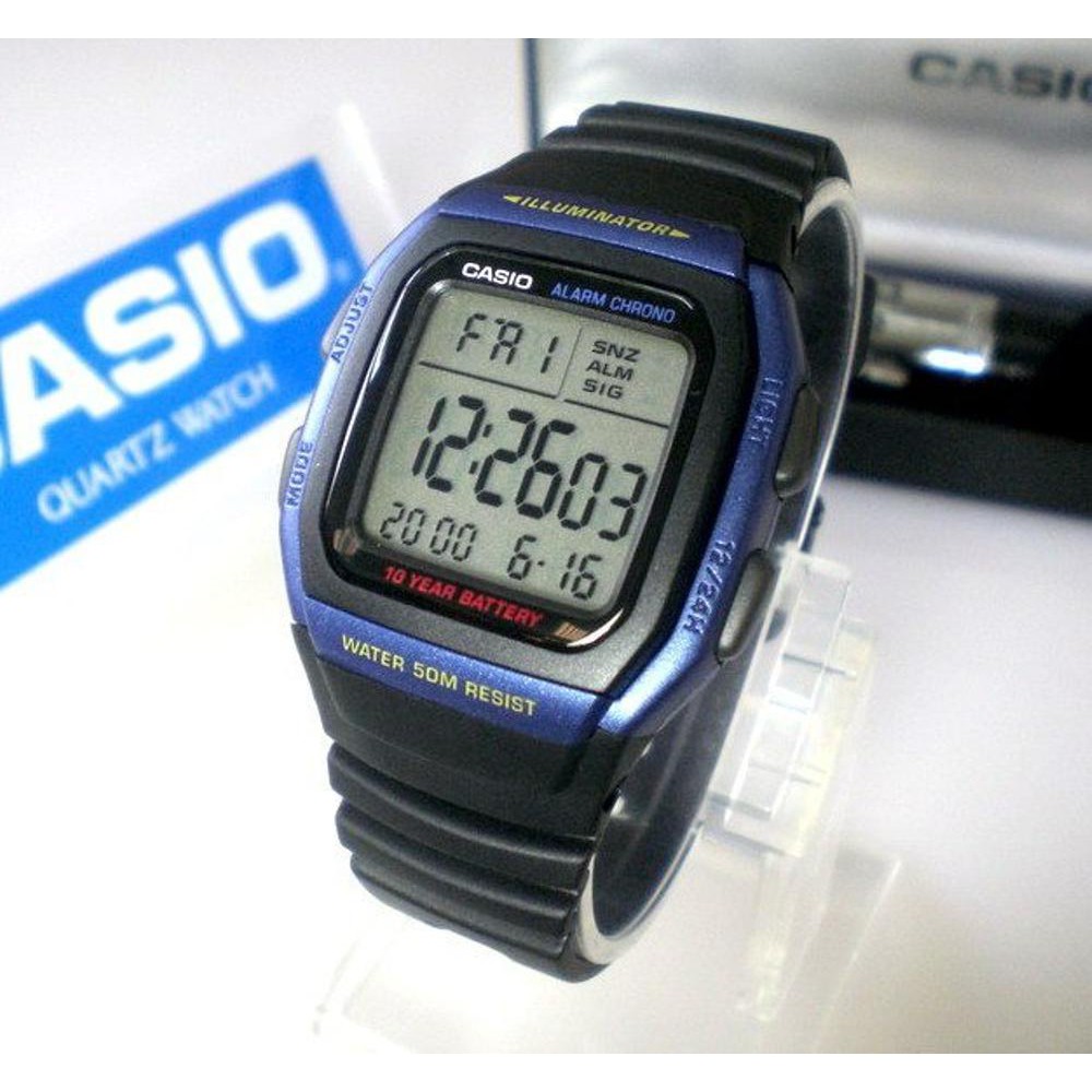 Jam Tangan Casio Original Pria W 96H 2A