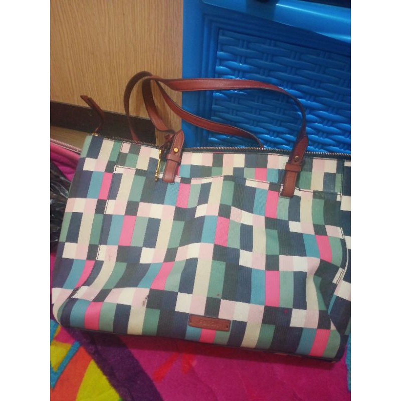 tas preloved fossil/tas bekas Fossil original/original fossil