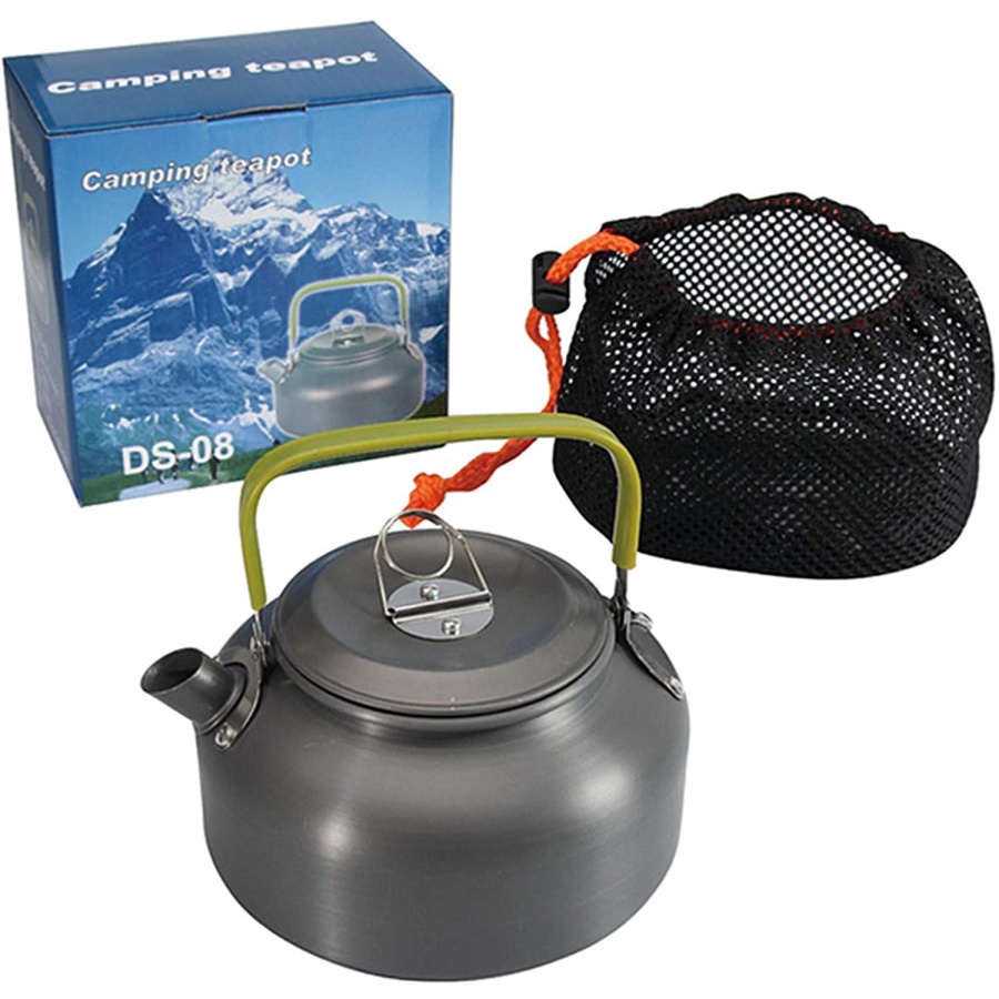 【COD】 Teko Ceret Camping 800 ml` Outdoor Kettle 0.8 Liter` Ketel Teapot DS 08