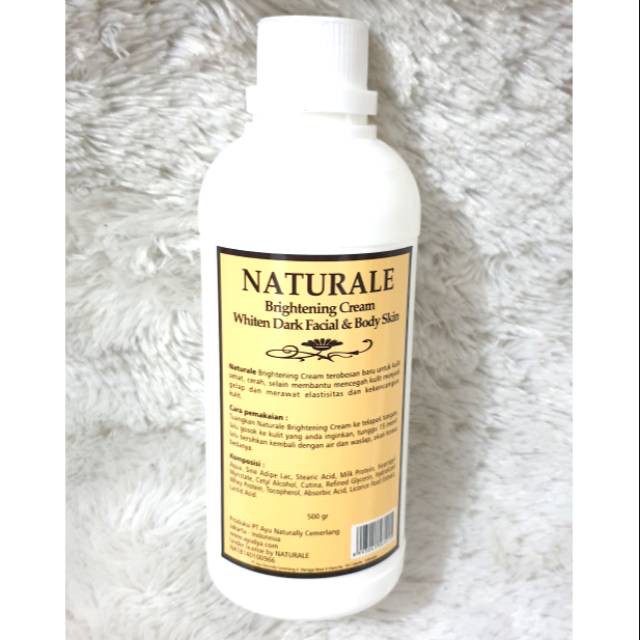 NATURALE BLEACHING CREAM 500 GR @MJ