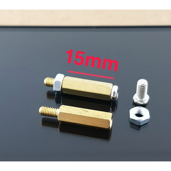 Spacer Untuk Kaki PCB Panjang 1.5cm 15mm 1.5 cm 15 mm Baut 3mm