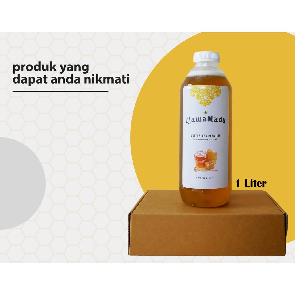 Madu Asli 100% Murni Raw Honey Nektar Multiflora 1kg Promo