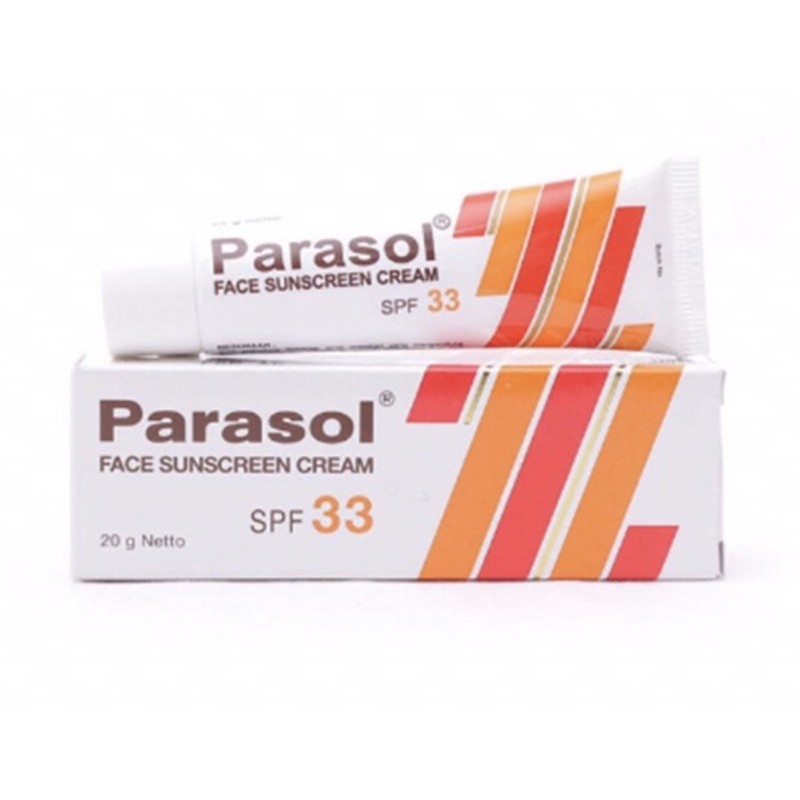 Parasol face sunscreen cream SPF 33 20 gram