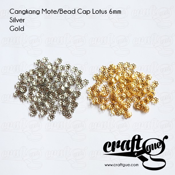 Cangkang Mote/Bead Cap Lotus 6mm