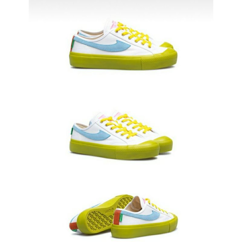 SEPATU COMPASS GAZELLE LOW MATCHA WHITE