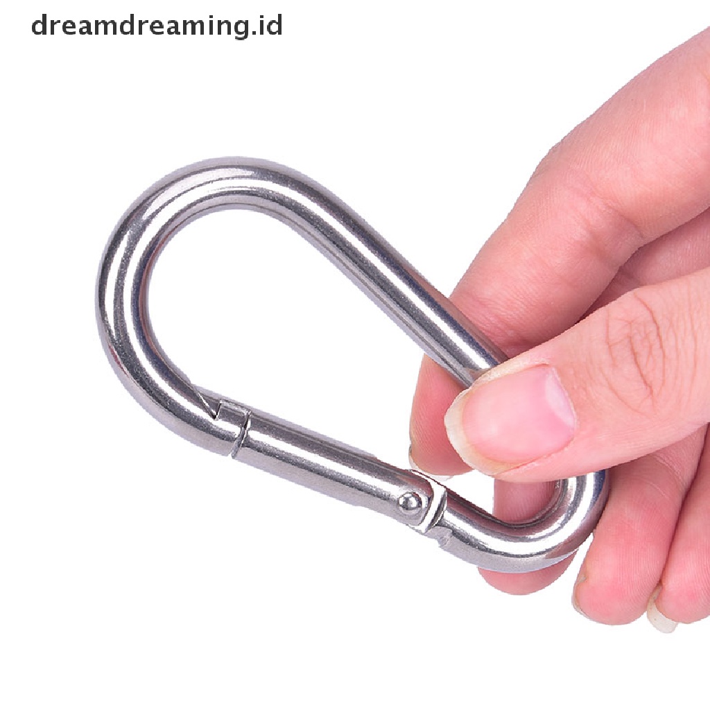 (dreamdreaming.id) Gantungan Kunci Carabiner Bahan Stainless Steel 304