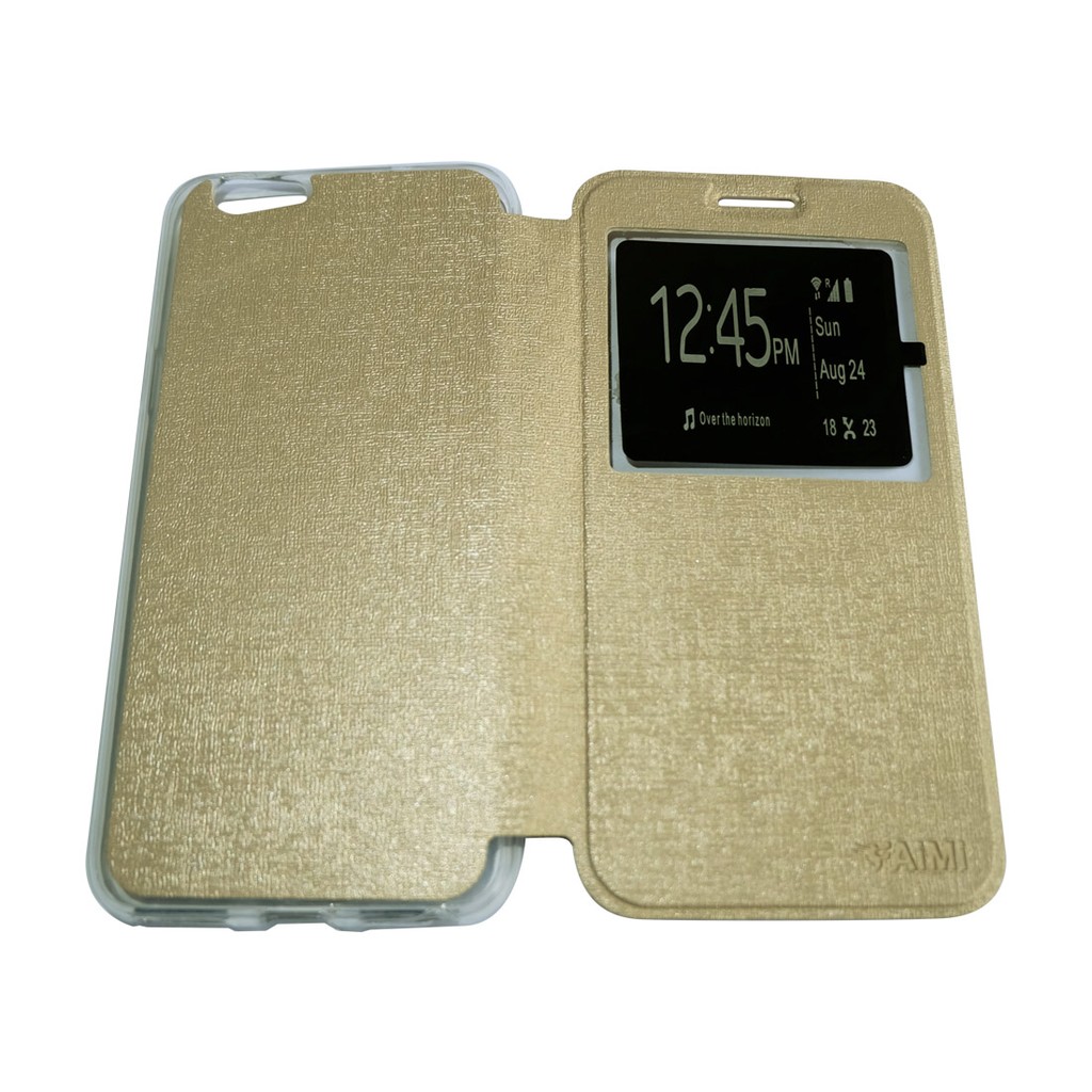 WARNA ACAK Casing Sarung Leather Case Flip Cover Dompet OPPO A35 F1 R3007 MIROR 3 R5 R7 A31T Neo 5.5