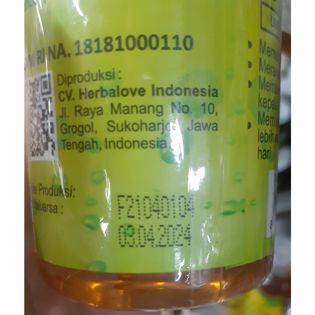 MERANG MIRI LAVENDER SHAMPOO “HERBALOVE” 250ML