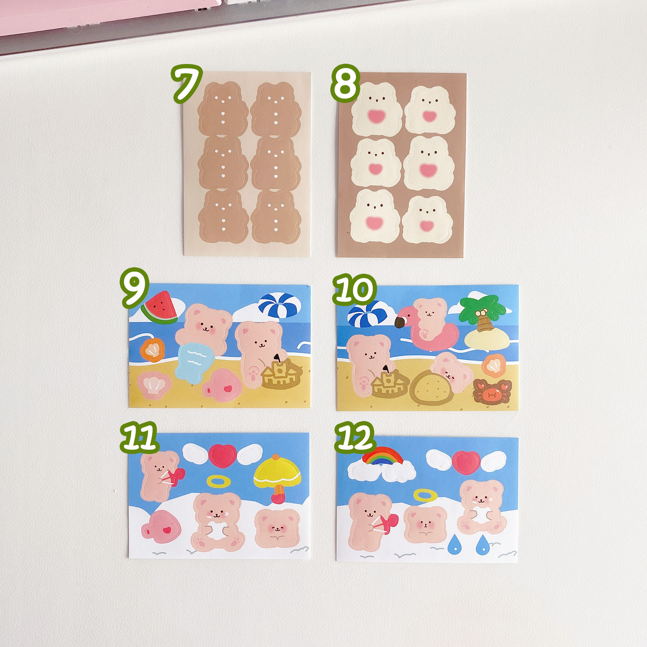 Winzige Mini Cute Stickers Korean Sticker Decoration Scrapbooking BUJO Planner Kawaii Stationery-2
