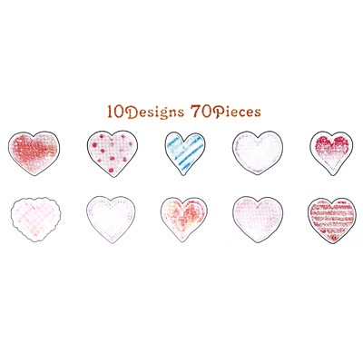 70pcs Stiker Kartun Hewan Warna-Warni Gaya Jepang Untuk Dekorasi Buku Diary-#2（70 Pcs / Pack）