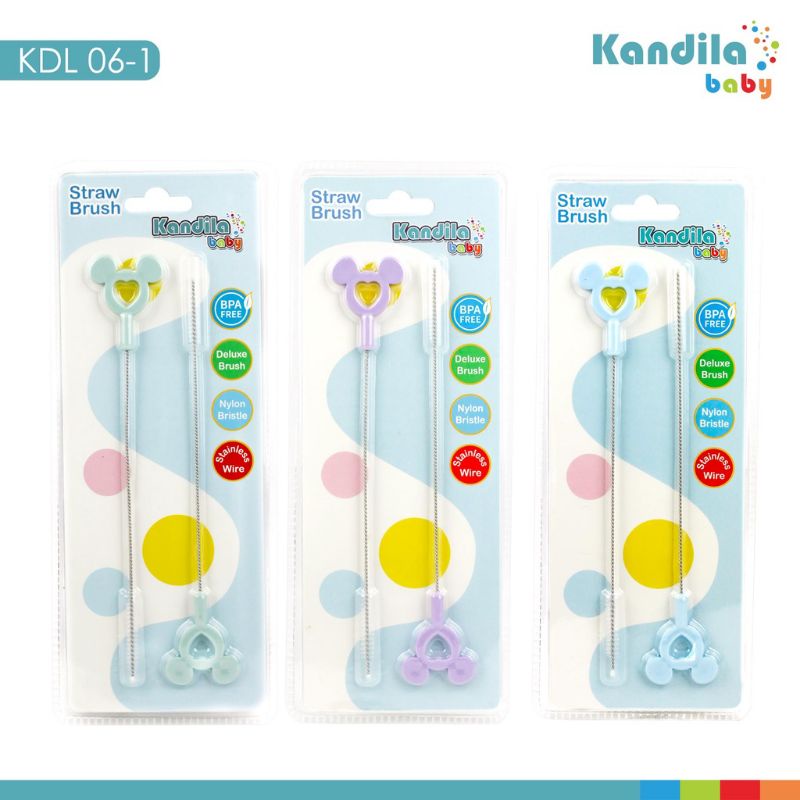 Kandila Baby Straw Brush atau Sikat Sedotan KDL-061