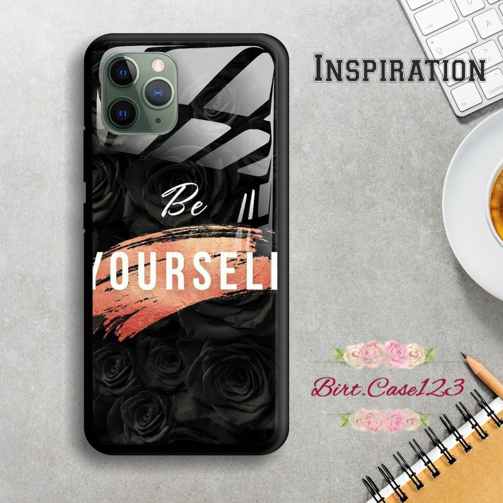 Back case glass INSPIRATION Iphone 5 6 6g 6g+ 7 7g 7g+ 8 8+ Xr X Xs Xs Max Se 2020 11 Pro BC1440