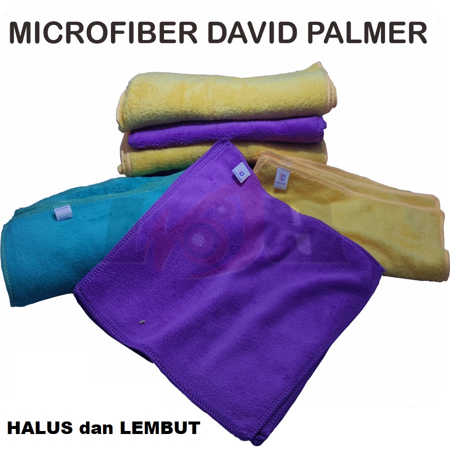 Tebal Microfiber David Palmer Kain Lembut Lap Halus Cuci Body Mobil Motor Dapur Piring Kotor