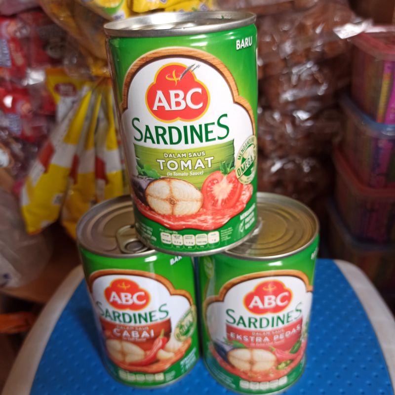 

Sardines Sarden Abc Cabai Tomat Ekstra Pedas 425 Gram