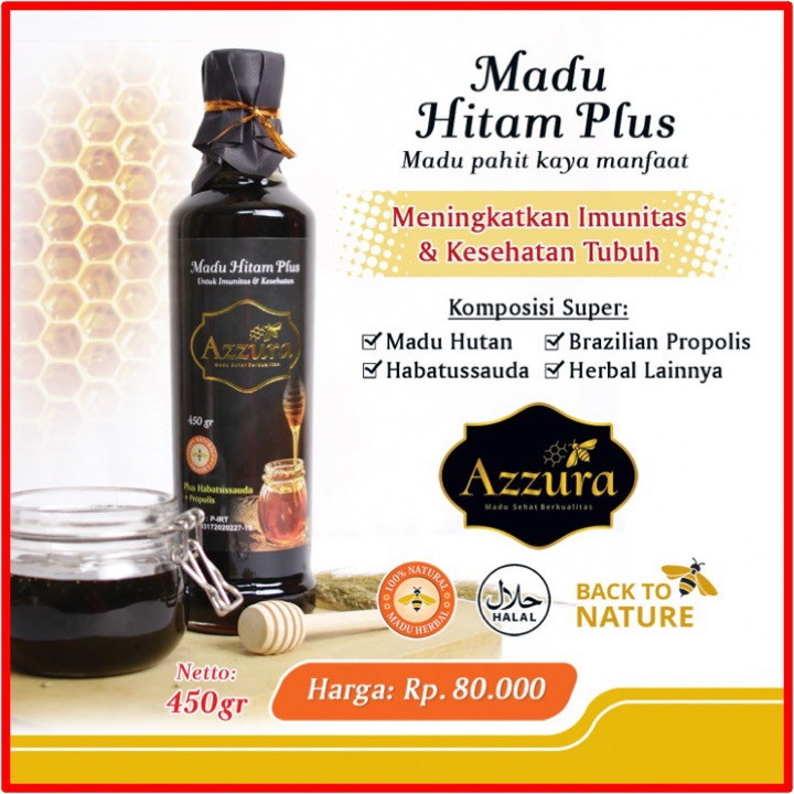 

Madu Asli Hitam Super Murni Azzura