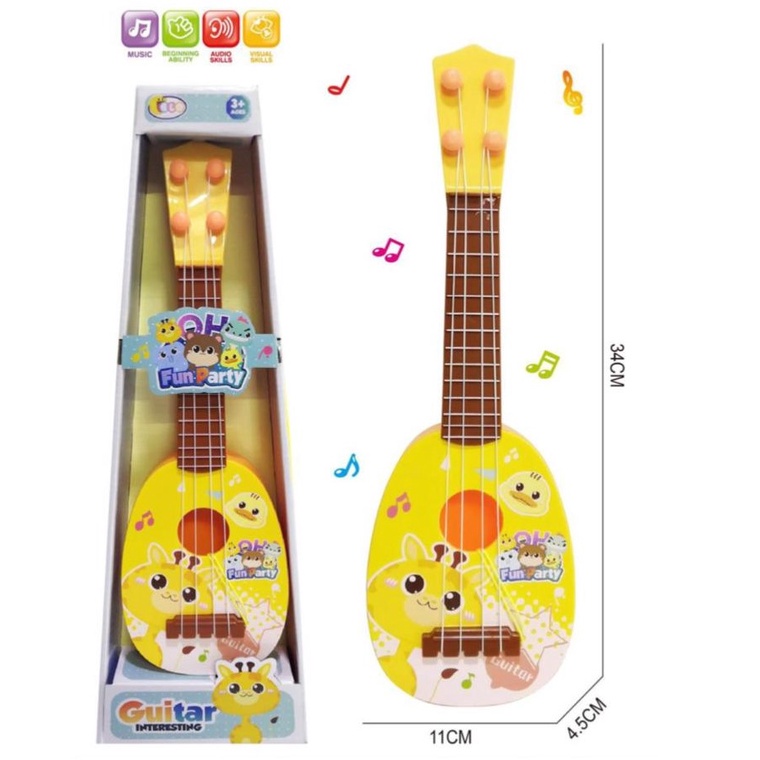 Mainan Anak Guitar Interesting Gitar Ukulele Mainan Gitar Musik Anak