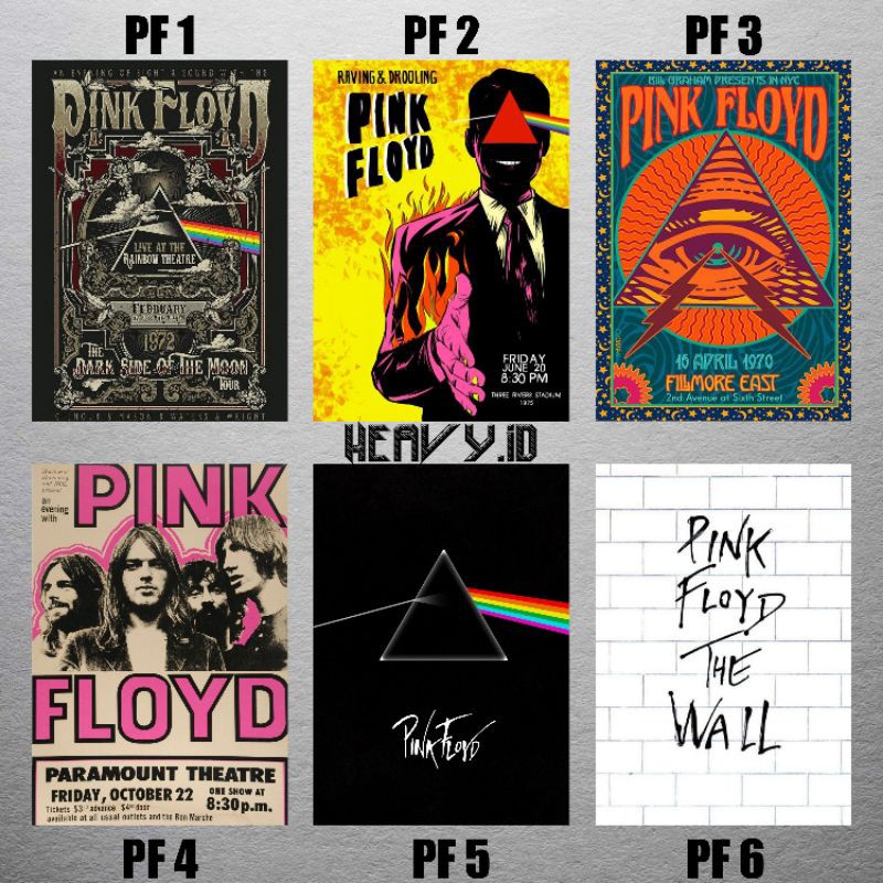 POSTER BAND A3 PINK FLOYD