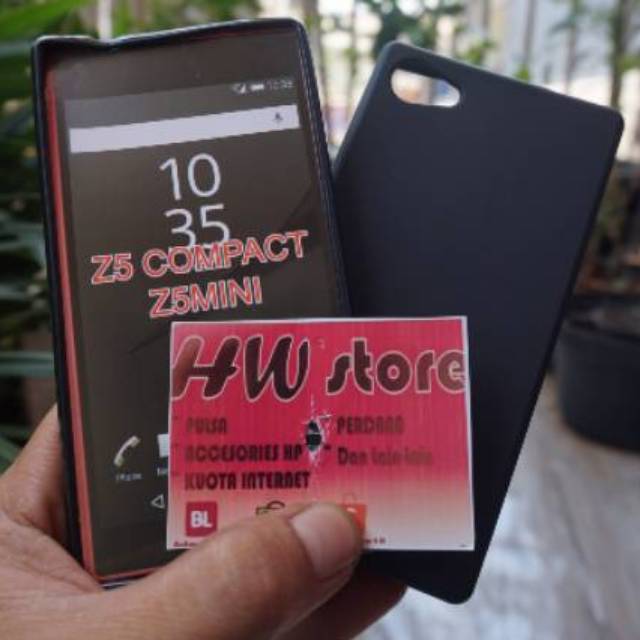 softcase soft case blackmatte sony xperia z5 compact z5 mini