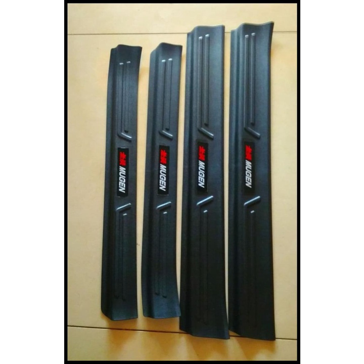 Jazz Sill Plate Pintu Samping Mugen Black - Spmmbjb