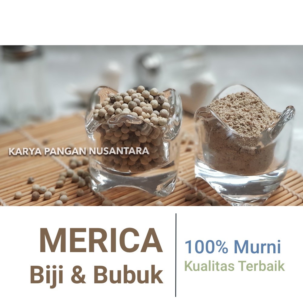 

MERICA GILING BUBUK MURNI - LADA PUTIH GILING MURNI - MERICA 50 GR