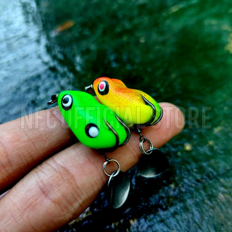 Soft frog mini 2,5 cm 2,5 gram SPESIALIS KOCOLAN Anti Mocel AUTO DITELAN